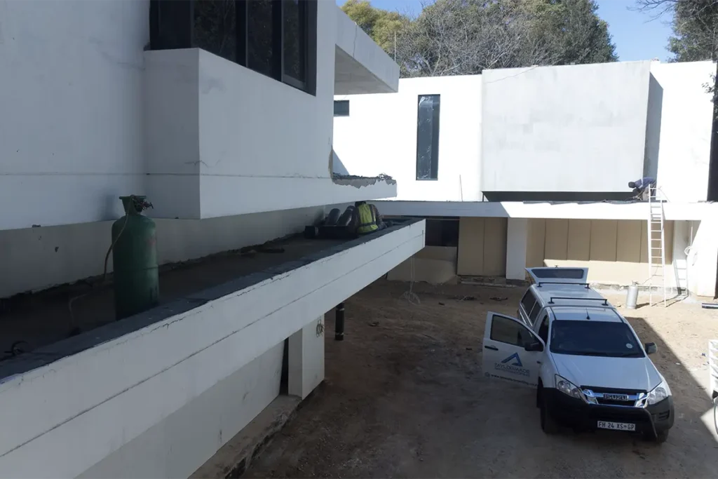 Balcony waterproofing Sandton roof waterproofing Sandton flat roof waterproofing Sandton edge sealing detail