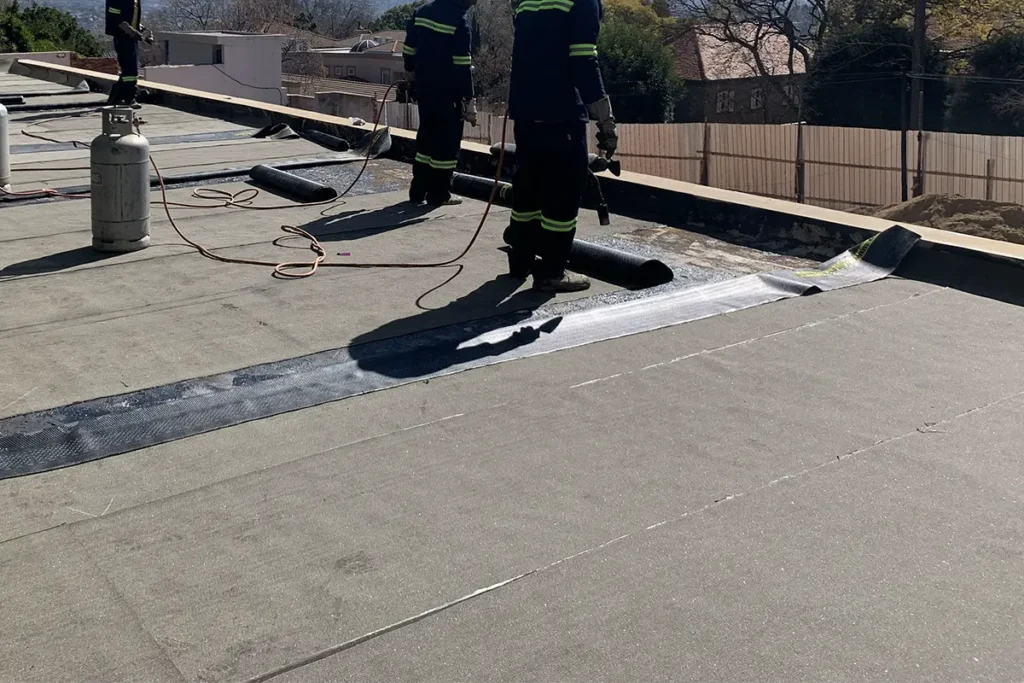 waterproofing contractor Johannesburg Sandton roof waterproofing Sandton balcony waterproofing Sandton flat roof waterproofing Sandton installation