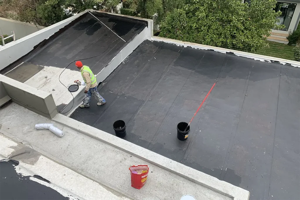 roof waterproofing Parktown North sealing around drain outlet