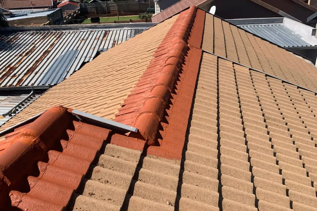 Ridgecap waterproofing Linden completed on pitched residential roof