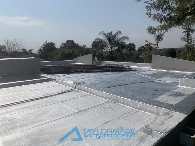 Bryanston roof slab with protective paint applied, providing durability and surface protection.